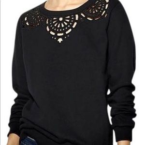 Joie Laser Cut Sweatshirt